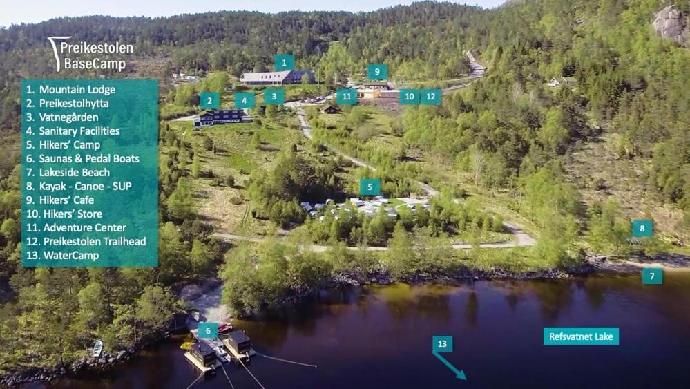 Hikers Camp, Part Of Preikestolen Basecamp Hotel Jørpeland Екстериор снимка